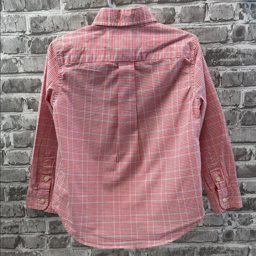 Ralph Lauren Boy's Red Plaid Button-Down‎ Shirt